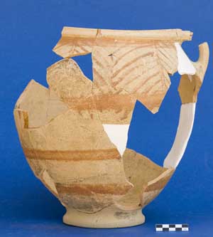 Red painted jar from Rm1